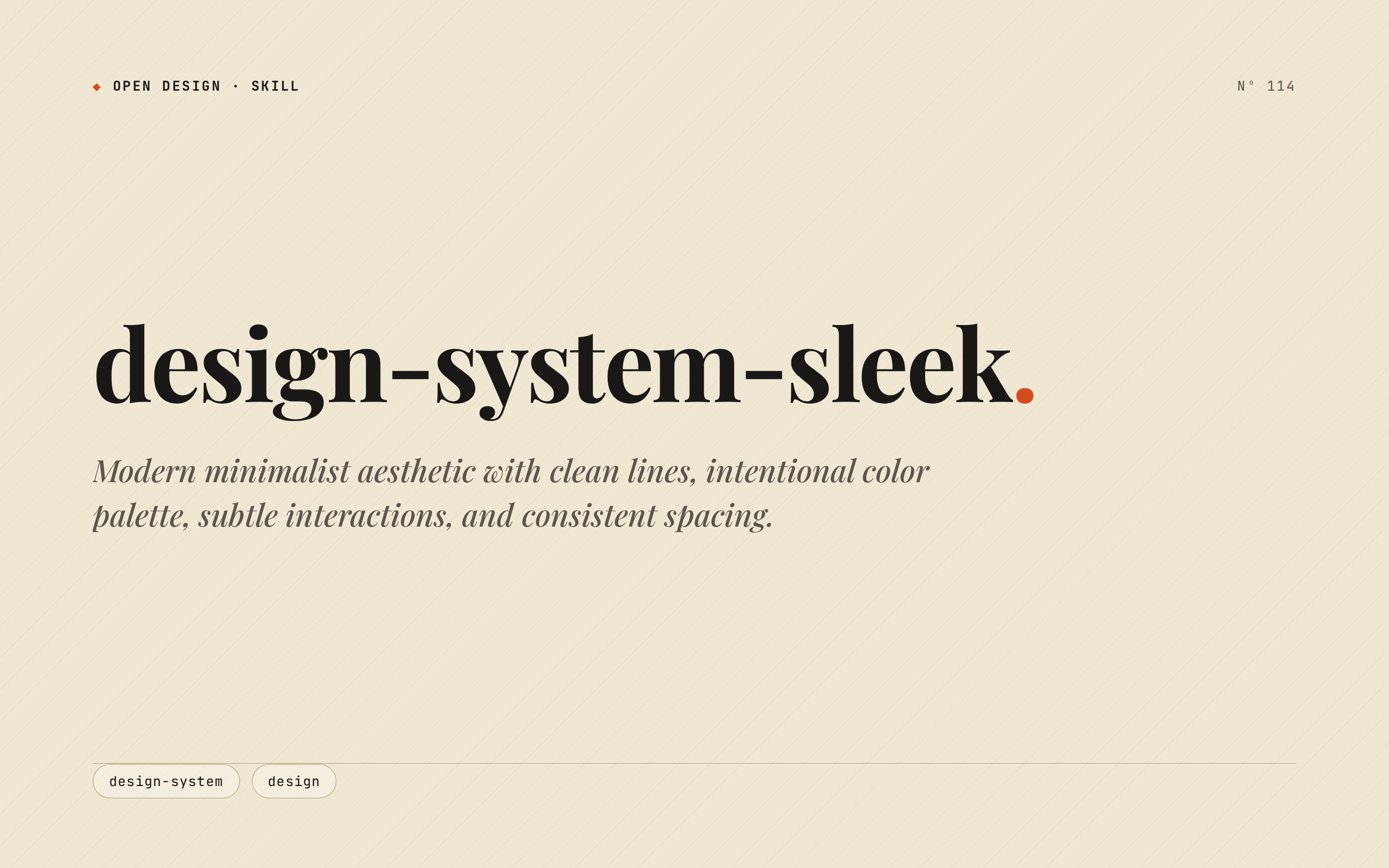 Sleek preview