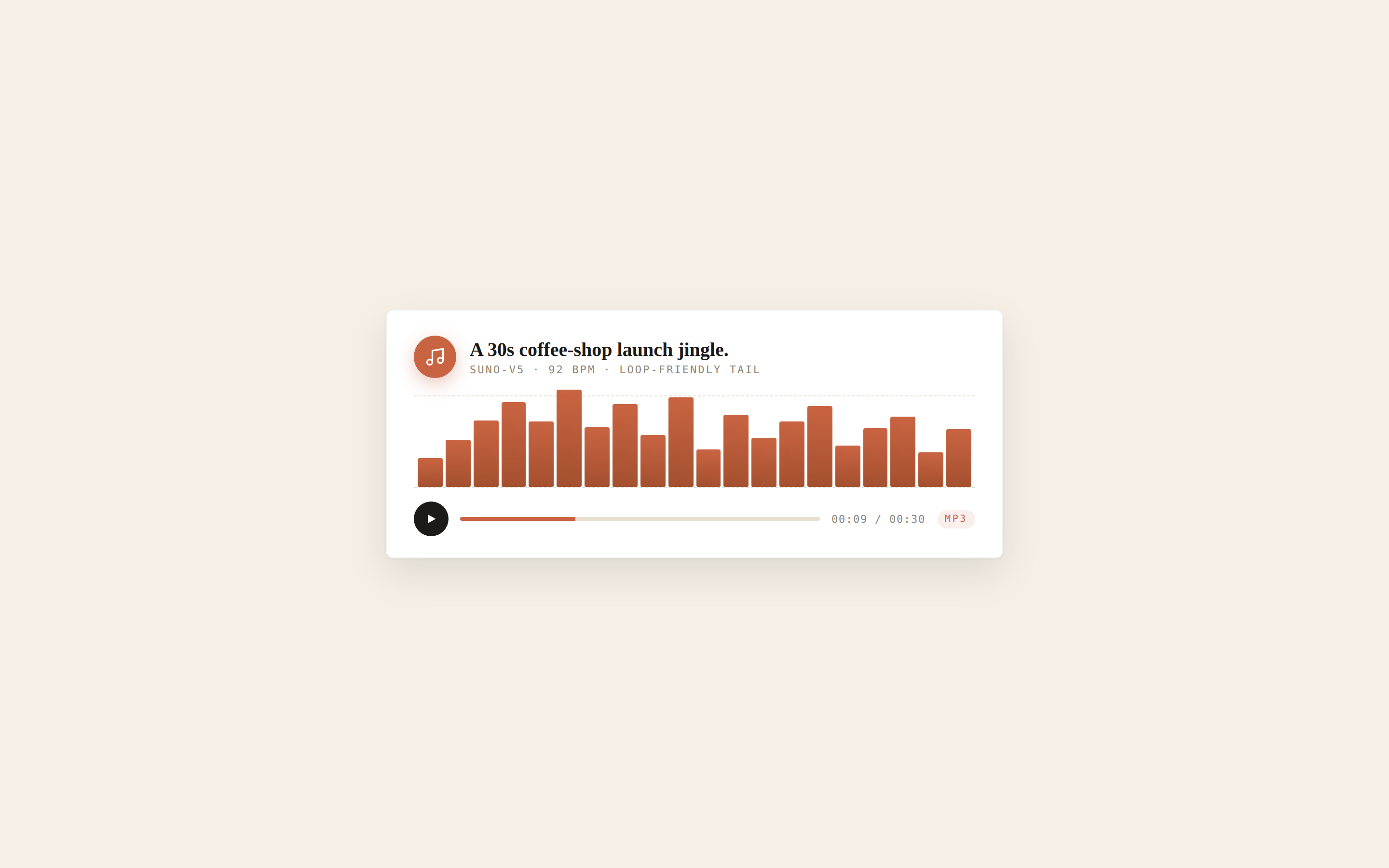 Audio Jingle preview