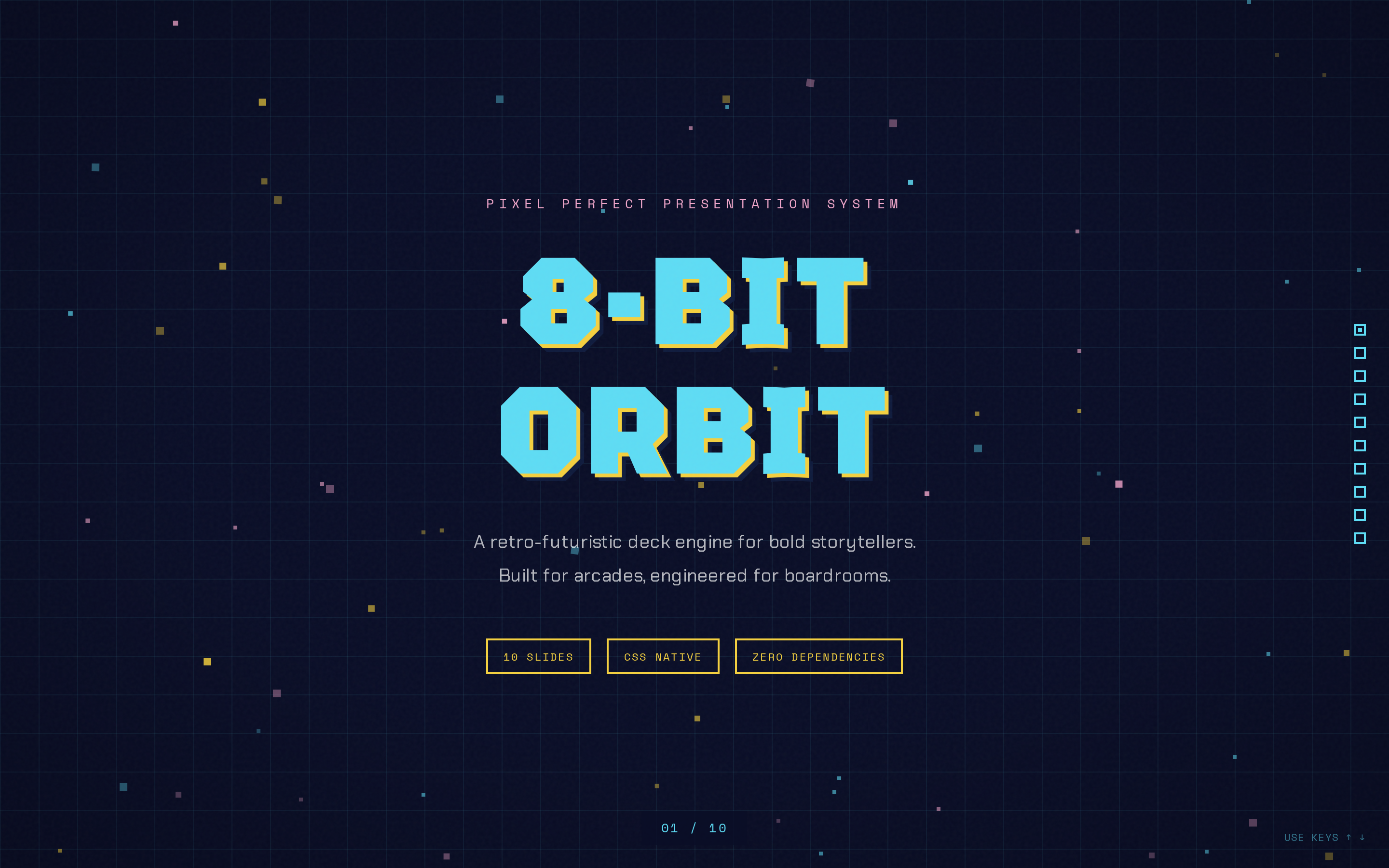 Html Ppt Zhangzara 8 Bit Orbit preview