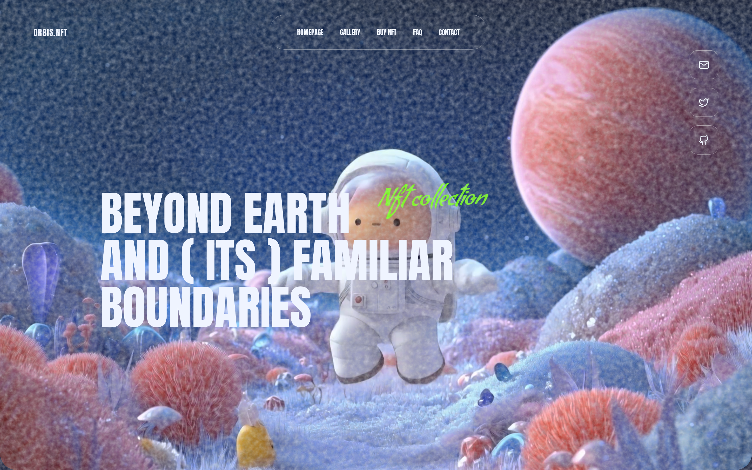 Orbis NFT — Dark Space Landing preview